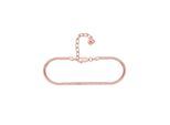 cai Armband 925/- Sterling Silber rosé vergoldet zweireihige Venezianer Kette