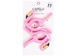 Handtuchklemme CAPELLI NEW YORK, Damen, pink (rose), Kunststoff, Handtuchhalter