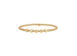 cai Stretch-Armband 925/- Sterling Silber vergoldet BFF