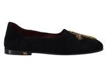 Dolce Gabbana Crossembellierte Ballerina-Schuhe