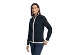 Cardigan marineblau mit maritimem Polo Club-Patch