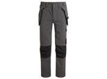 Craghoppers Unisex Sheffield afneembare holsterzak Cargo broek voor volwassenen (Koolstof Grijs/Zwart)