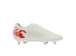 Canterbury - "Phoenix 2.0 Team" Fußballschuhe für weichen Boden für Herren (Weiß/Orange)