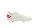 Canterbury - "Speed Falcon Team" Fußballschuhe für weichen Boden für Herren (Weiß/Orange)