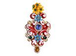 Dekorativer Emaille-Blumen-Anstecker