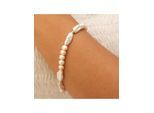 Fascination by Ellen K. Armband Gold 585 Perle weiß 6-7mm
