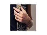 cai Armband 925/- Sterling Silber vergoldet Topas