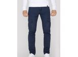 Alpha Industries Herren Agent Slim Cargo-Hose in Dunkelblau