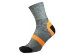 1000 Mile - Herren Approach Repreve Doppel-Lagen Atmungsaktive Blasenfreie Socken - Anthrazit / Orange