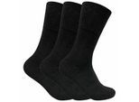 3 Pack Herren nicht elastische thermische Diabetiker Socken für schlechte Durchblutung