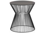 Carryhome Beistelltisch , Schwarz , Metall , rund , 35x38x35 cm , Wohnzimmer, Wohnzimmertische, Beistelltisch, Beistelltische rund