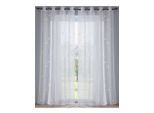 Gardine HEINE HOME Gr. 4, weiß, B:140cm H:245cm, Polyester, Gardinen, Gardine