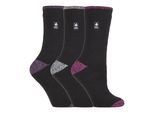 Heat Holders - Lot 3 Paires Chaussettes Thermiques Isolées Femme Hiver - Bande