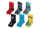 6-Pak Spider-Man Sokken Bundle Novelty Sokken | Cadeau Idee