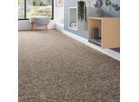Teppichboden ANDIAMO "Matz, Schlinge, Gesamthöhe 6 mm, Luxusklasse LC1", braun (braun, schwarz), B:500cm L:350cm, Kunstfaser, Teppiche, Teppichboden, meliert, Breite 400 cm oder 500 cm, strapazierfähig & pflegeleicht