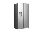 HISENSE Side-by-Side "MS91528", Energieeffizienz: C, inox, B:91,1cm H:178,6cm T:61,5cm, Kühlschränke, mit Wasser-/Eisspender, kein Festwasseranschluss dank Tank, Side-by-Side