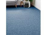 Teppichboden ANDIAMO "Invita, Nadelvlies, Gesamthöhe 5 mm, Luxusklasse LC1", blau (denim), B:200cm L:300cm, Kunstfaser, Teppiche, Teppichboden, melierte Optik, Breite 200 cm oder 400 cm, robust & strapazierfähig