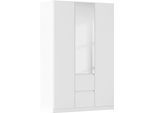 Drehtürenschrank RAUCH "Schrank Garderobe MAINZ Breiten 91/136/181/226/271/315/360, Höhe 210cm", alpinweiß, B:136cm H:210cm T:54cm, Holzwerkstoff, Schränke, Drehtürenschrank, grifflose Front, Außentüren mit Push-to-Open Funktion MADE IN GERMANY