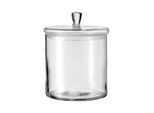 Vorratsdose LEONARDO "Glasdose mit Deckel handgefertigt TOP 1,5 Liter transparent", bunt (transparent), Lebensmittelaufbewahrungsbehälter, Vorratsdose