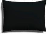 Kissenbezug SCHLAFGUT "EASY JERSEY Kissenhülle 100% Baumwolle, weicher Edel-Jersey, bügelfrei", schwarz (off, schwarz), B:70cm L:90cm, Jersey, Obermaterial: 100% Baumwolle, Kissenbezüge, Kissenbezug, mit farblich angepasstem Reißverschluss, pflegeleicht, formstabil