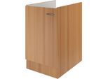 Spülenschrank FLEX-WELL "Nano", braun (buche nachbildung), B:50cm H:82,2cm T:60cm, Holzwerkstoff, Schränke, Spülenschrank, (B x H x T) 50 x 82 x 57 cm