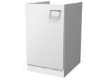 Spülenschrank FLEX-WELL "Lucca", weiß (weiß matt, caledonia), B:50cm H:82cm T:57cm, Holzwerkstoff, Schränke, Spülenschrank, (B x H x T) 50 x 82 x 57 cm