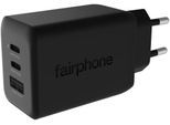 FAIRPHONE USB-Ladegerät "65 W Triple-Port USB-C Schnellladegerät", schwarz, Ladegeräte, USB-Ladegerät