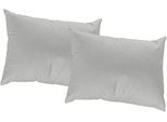 Dekokissen ADAM "Uni Light Collection", grau (hellgrau, unifarben), B:60cm L:40cm, Obermaterial: 100% Baumwolle, Dekokissen_Sitzkissen_Kissenhüllen, Dekokissen, im Uni Design