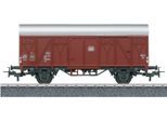 Güterwagen MÄRKLIN "Märklin Start up - Gedeckter Güterwagen - 4410", braun, Modelleisenbahn-Fahrzeuge, KinderB:3,5cm H:5cm L:11,5cm, Kunststoff, Metall, Güterwagen, Made in Europe, B:3,5cm H:5cm L:11,5cm