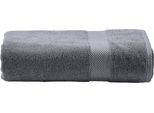 Badetücher DONE. "Deluxe", grau (anthrazit), B:70cm L:140cm, Zwirnfrottee, Obermaterial: 100% Baumwolle, Handtücher, Badetücher, 1-tlg., Uni Farben, aus hochwertigem Zwirnfrottier