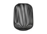 Blomus Laterne Lito, Schwarz, Metall, oval, 45 cm, Dekoration, Windlichter & Laternen, Laternen