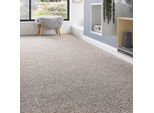 Teppichboden ANDIAMO "Gambia, Feinschlinge, Gesamthöhe 7,2 mm, Luxusklasse LC1", beige, B:500cm L:450cm, Kunstfaser, Teppiche, meliert, Breite 400 cm oder 500 cm, strapazierfähig, pflegeleicht
