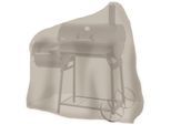 Grill-Schutzhülle TEPRO, braun, B:125,7cm H:119,4cm L:73,7cm, Polyester, Planen, für Holzkohlegrill »Smoker Biloxi«, BxLxH: 125,7x73,7x119,4