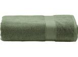 Badetücher DONE. "Deluxe", grün (khaki), B:100cm L:150cm, Zwirnfrottee, Obermaterial: 100% Baumwolle, Handtücher, 1-tlg., Uni Farben, aus hochwertigem Zwirnfrottier