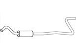 VEGAZ Mittelschalldämpfer fs768 für Ford