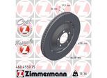 ZIMMERMANN Bremsscheibe 460455975 Vorderachse links 408mm 36mm für Porsche