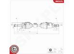 ESEN SKV Antriebswelle 40skv328 für MITSUBISHI SMART