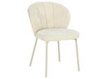 Livetastic Stuhl , Beige , Holz, Metall, Textil , Pappel , Sperrholz , Rundrohr , 55x79x59 cm , Esszimmer, Stühle, Esszimmerstühle
