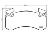 MAGNETI MARELLI Bremsbelagsatz, Scheibenbremse 363700485136 für Audi VW SATURN Bentley