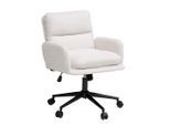 Livetastic Drehstuhl, Schwarz, Beige, Metall, Textil, Drehkreuz, 58x86x96 cm, Sitzfläche 360° drehbar, Arbeitszimmer, Bürostühle, Drehstühle