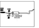 MTS Mittelschalldämpfer 0150902 für Peugeot