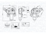 MAGNETI MARELLI Wischermotor 064071200010 hinten für Fiat