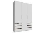 Mid.you , Weiß , Holzwerkstoff , 2 Fächer , 6 Schublade(n) Schubladen , 150x216x58 cm , BQ - Bündnis für Qualität, Made in Germany, DIN EN ISO 9001 ,