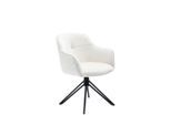 Mid.you , Beige , Textil , 59x83x60 cm , Sitzfläche 360° drehbar ,