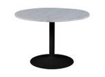P & B , Schwarz, Weiß , Metall, Stein , rund , 110x75x110 cm ,