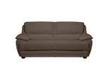 Livetastic , Braun , Textil , 209x97x100 cm , Made in EU , Wohnzimmer, Sofas & Couches, Sofas, 2er Sofas