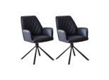 Mid.you , Dunkelblau , Textil , Raute , 59x89x63 cm , Sitzfläche 360° drehbar ,