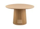 P & B , Eichefarben , Holz, Holzwerkstoff , Eiche , furniert , rund , 120x75x120 cm ,