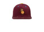Baseball Cap KOAA "Maus - Alaaf", Baby, Gr. 1-3, rot (dunkelrot), 100% Baumwolle, bestickt, Caps, mit detailreicher Stickerei