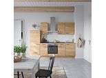 Küchenblock Structura Low m. Geräten Eiche